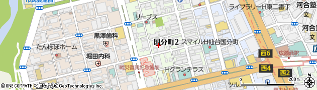 八重樫工務店仙台支店周辺の地図