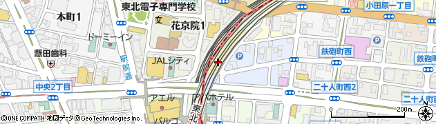 ジェイアール東日本労働組合仙台地方本部周辺の地図