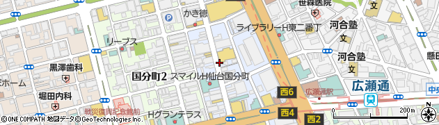 宮城県仙台市青葉区一番町4丁目周辺の地図