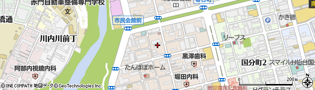 宮城県仙台市青葉区立町24周辺の地図