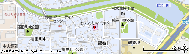 仙台オレンジフィールドテニスクラブ周辺の地図