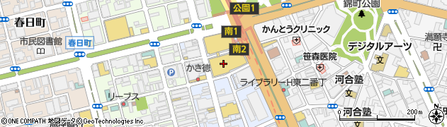 ザ・ノース・フェイス三越仙台店定禅寺通り館周辺の地図