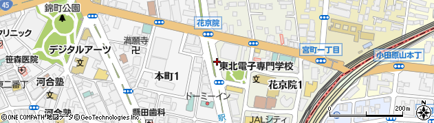 駅前通周辺の地図