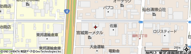 株式会社ＮＩＰＰＯ　宮城統括事業所周辺の地図