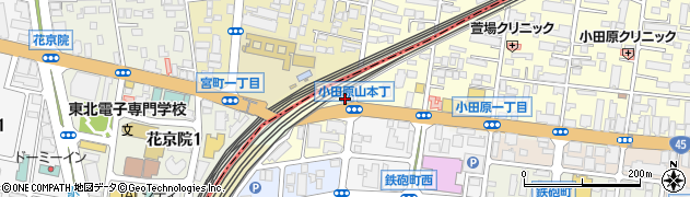 ホテルパレス仙台周辺の地図