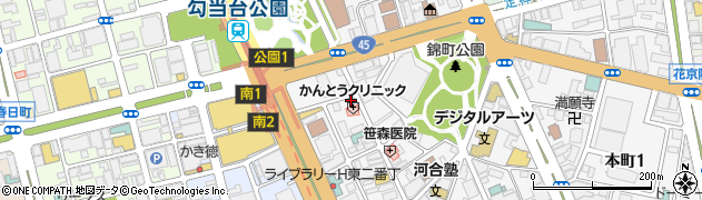 長町ラーメン 本町店周辺の地図