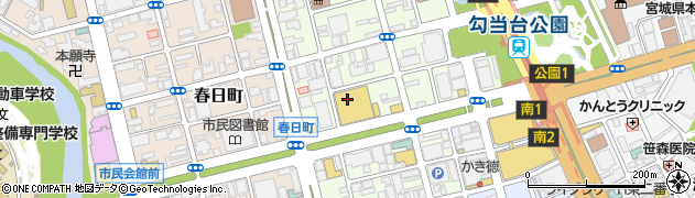 東京エレクトロンホール宮城総務管理課周辺の地図