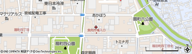 株式会社いわちく　仙台営業所周辺の地図