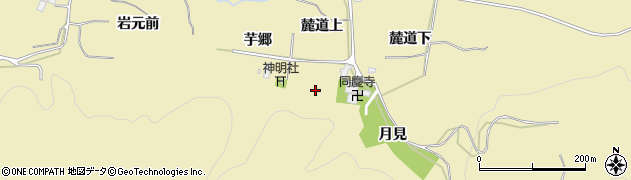 宮城県仙台市青葉区上愛子芋郷周辺の地図