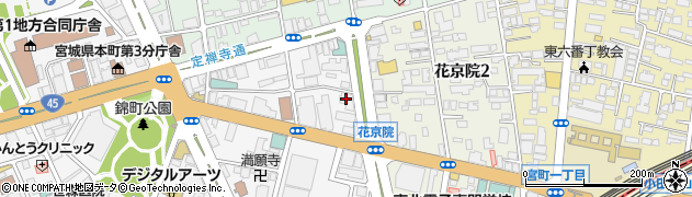 栗本商事株式会社　仙台水道営業周辺の地図