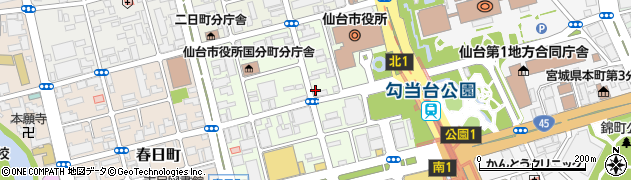 えびそば えび助 仙台国分町本店周辺の地図