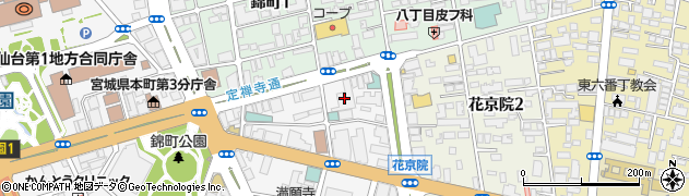 株式会社セイビ仙台営業所周辺の地図