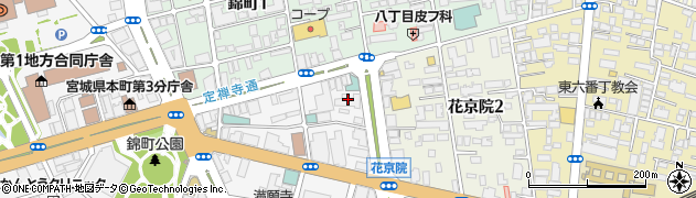ランデス株式会社　仙台事務所周辺の地図
