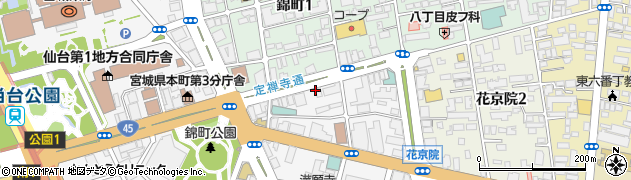 株式会社白洋舍　花京院店周辺の地図