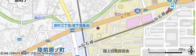 仙台獣医師会　総合どうぶつ病院周辺の地図