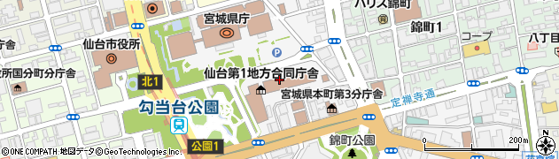 東北経済産業局産業部産業振興課周辺の地図