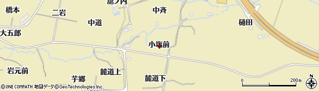 宮城県仙台市青葉区上愛子小塩前周辺の地図