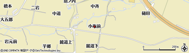 宮城県仙台市青葉区上愛子（小塩前）周辺の地図
