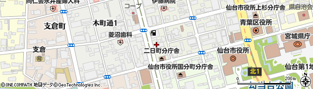 前田建設工業株式会社　東北支店・見積チーム周辺の地図