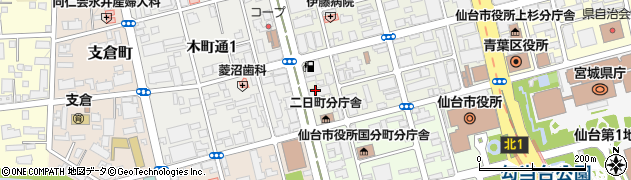 前田建設工業株式会社　東北支店建築部周辺の地図