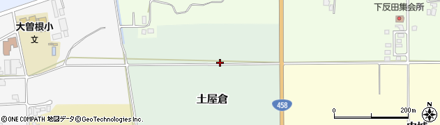 山形県山形市土屋倉周辺の地図