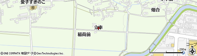 宮城県仙台市青葉区下愛子立車周辺の地図