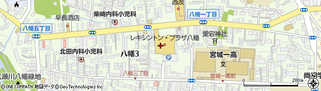 ヤマト屋書店仙台八幡店書籍事業部周辺の地図