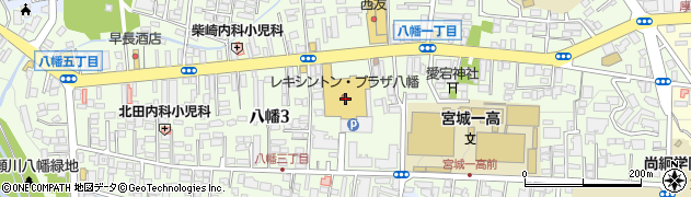 キャンドゥ仙台八幡店周辺の地図
