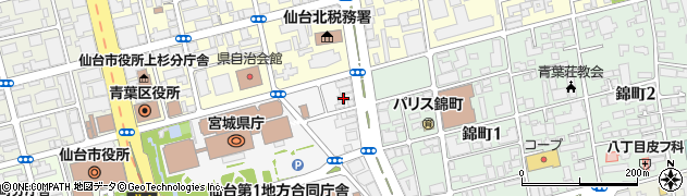 株式会社全日警　仙台支社周辺の地図
