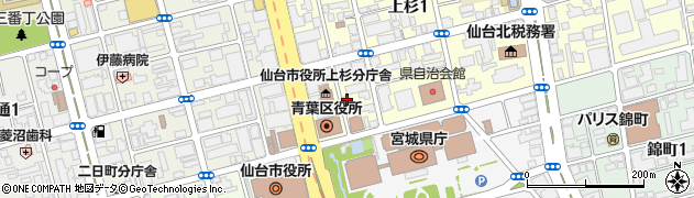 フローレンス（ＮＰＯ法人）　仙台オフィス周辺の地図
