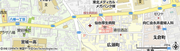 ライオンズタワー仙台広瀬周辺の地図