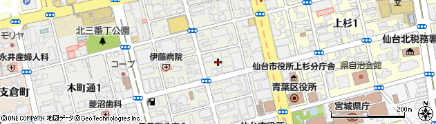 株式会社ゴール　仙台営業所周辺の地図