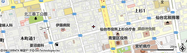 株式会社大阪防水建設社　仙台営業所周辺の地図