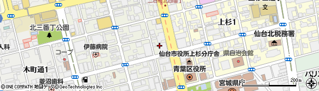 オーク株式会社　仙台支店周辺の地図