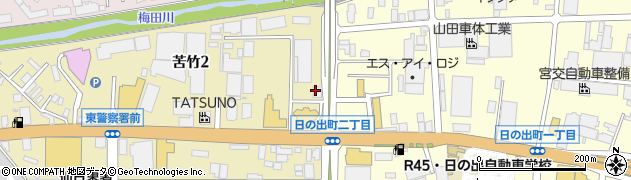 トヨタレンタリース仙台本社宮城野店周辺の地図