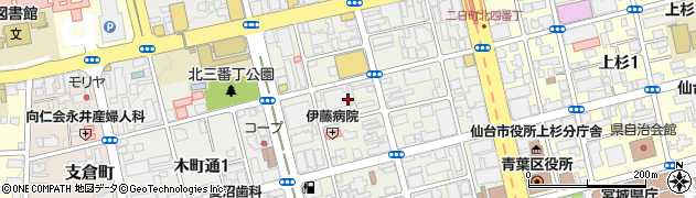 宮城県仙台市青葉区二日町10周辺の地図