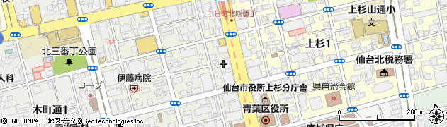 宮城県生命保険協会周辺の地図