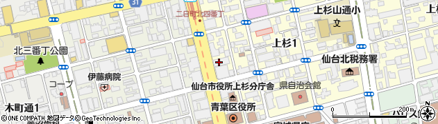 岩倉建設株式会社　東北支店周辺の地図