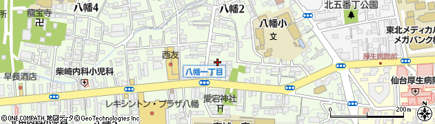 仙台すこやかクリニック周辺の地図