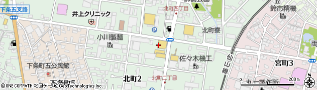 ネッツトヨタ山形山形北町店周辺の地図