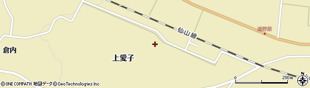 宮城県仙台市青葉区上愛子上北5周辺の地図