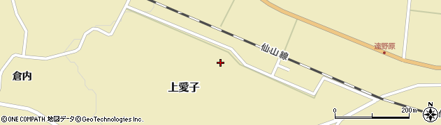 宮城県仙台市青葉区上愛子上北周辺の地図