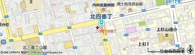 仙南信用金庫二日町支店周辺の地図