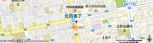 仙台銀行上杉支店 ＡＴＭ周辺の地図