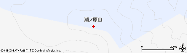 瀬ノ原山周辺の地図