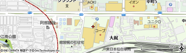 ダイシン本社周辺の地図