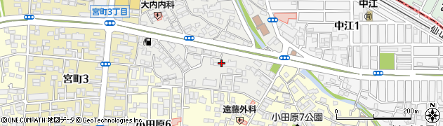 宮城県仙台市青葉区福沢町周辺の地図