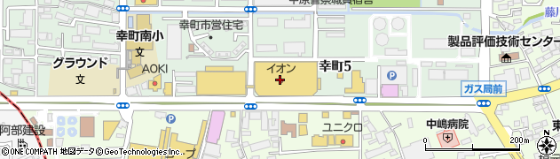 ロッテリア仙台幸町イオン店周辺の地図