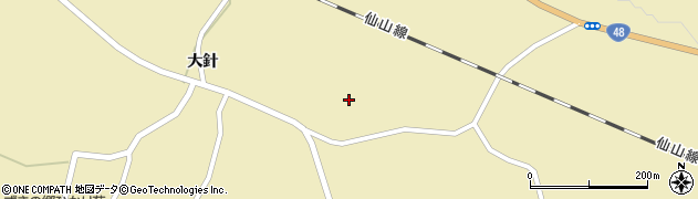 宮城県仙台市青葉区上愛子狐周辺の地図