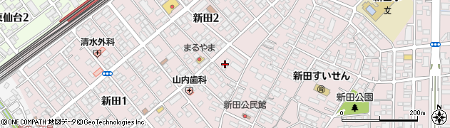 イオンエクスプレス仙台新田店周辺の地図